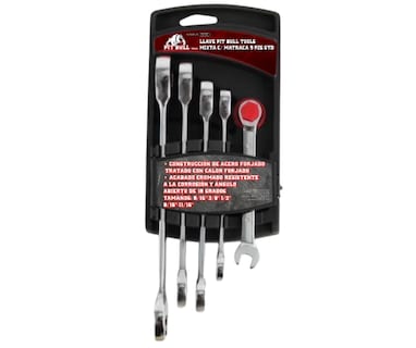 Foto 1 | Llaves Mixtas Con Matraca 5 Piezas Std Pit Bull Tools