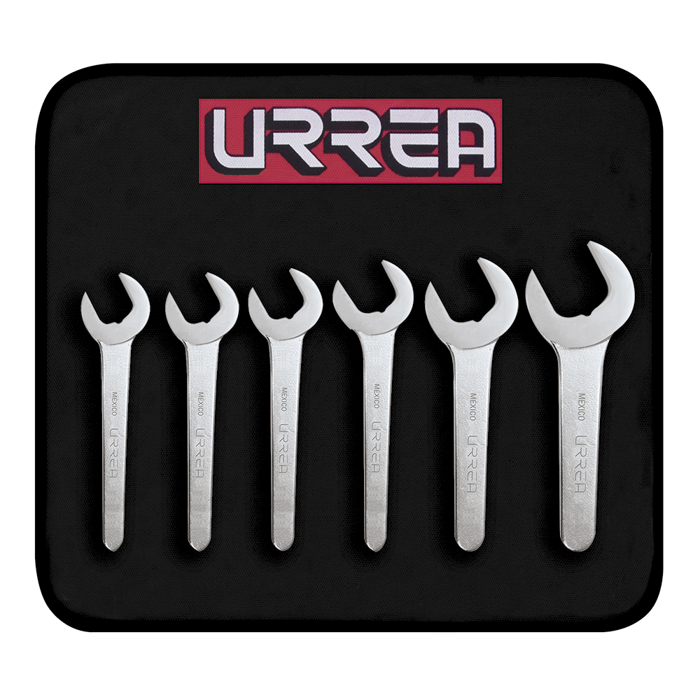 Juego De Llaves De Servicio Satinadas Métricas, 6 Piezas Urrea