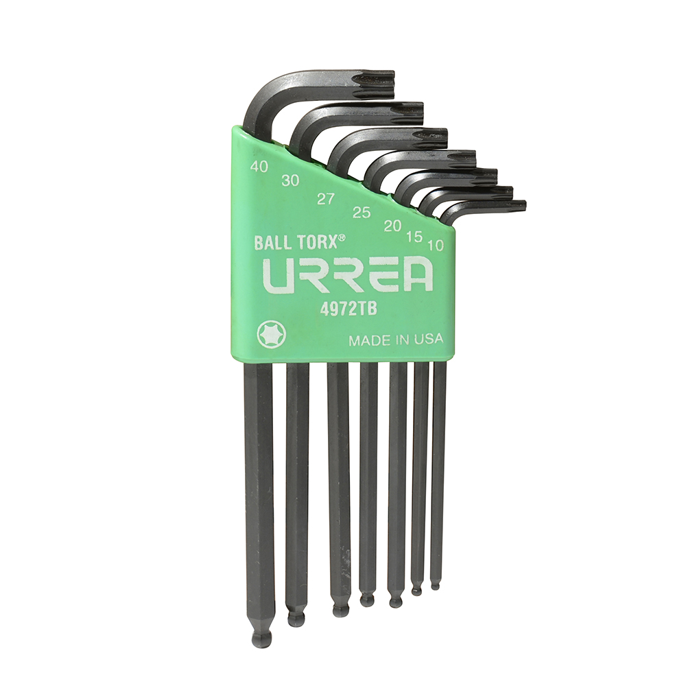 Juego De Llaves Hexagonales Tipo ''l'', Torx, Punta De Bola, 7 Piezas Urrea
