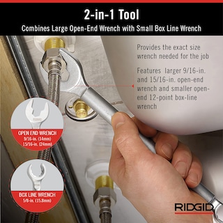 Foto 3 | Llave Ridgid 27023 Modelo 2002 One Stop 2 En 1 Para Fontanería - Venta Internacional.