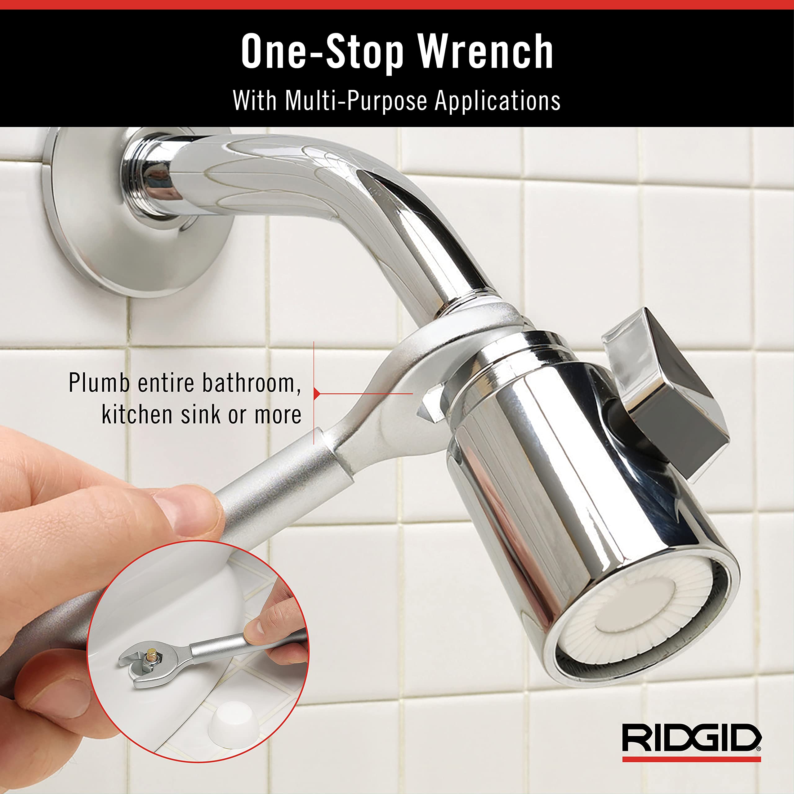 Foto 4 | Llave Ridgid 27023 Modelo 2002 One Stop 2 En 1 Para Fontanería - Venta Internacional.