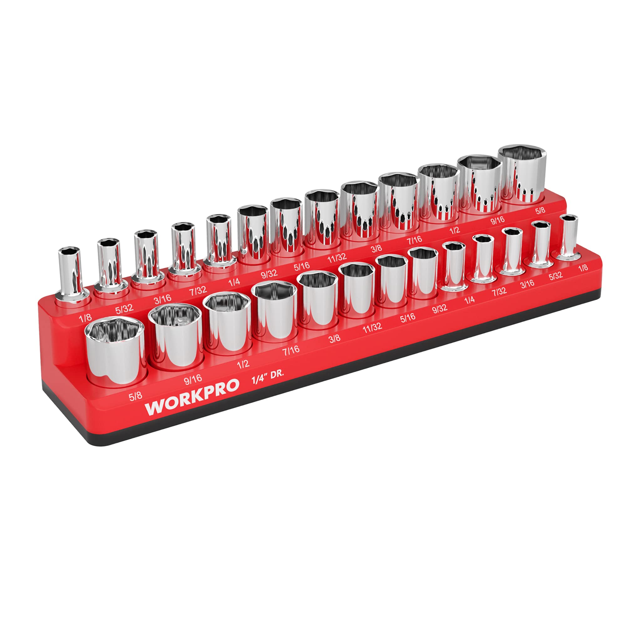 Foto 1 | Organizador De Enchufes Workpro Magnéticos Sae 26 De 1/4 Pulgadas - Venta Internacional.