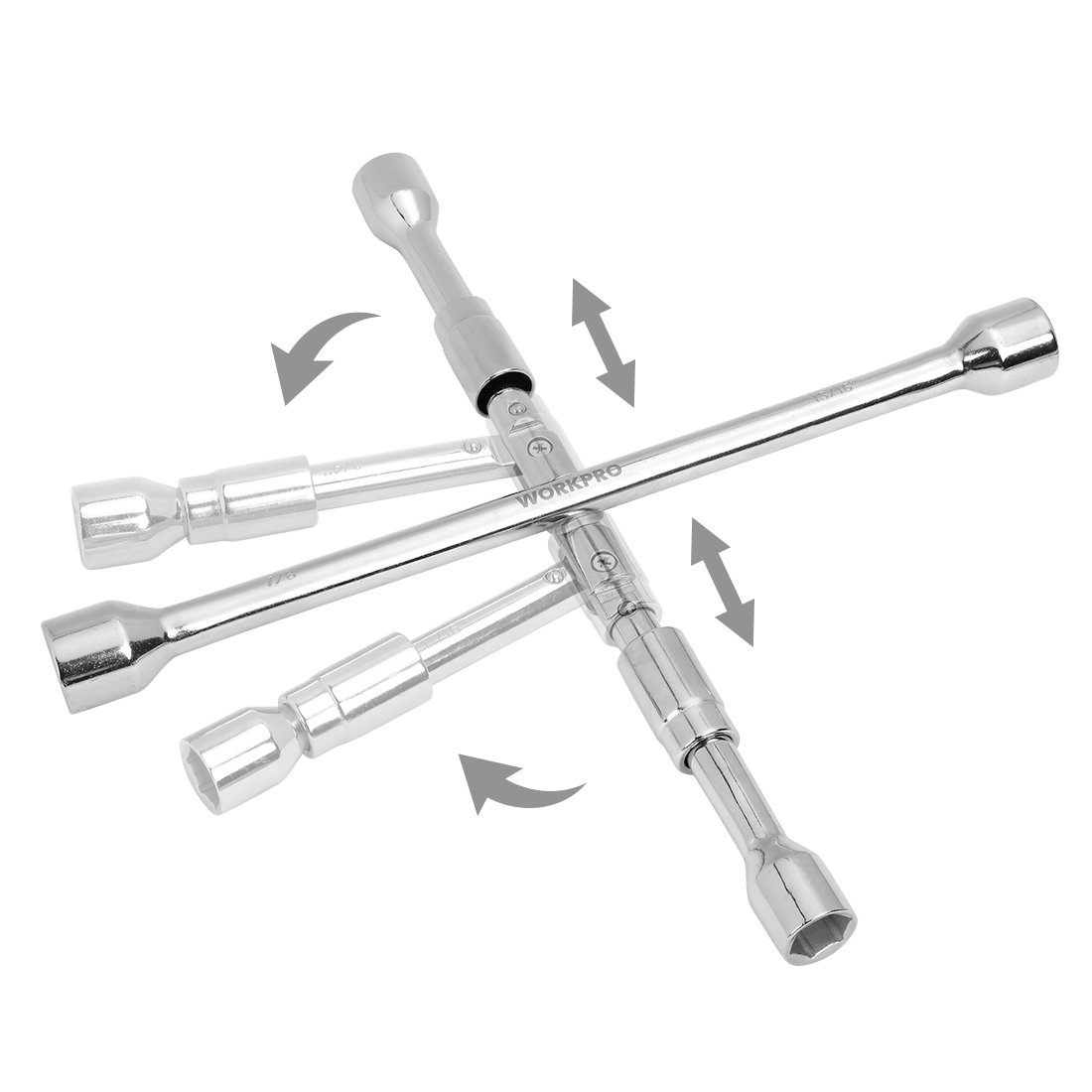 Foto 4 pulgar | Llave Plegable Workpro De 14 Pulgadas Con Forma De Cruz Universal De 4 Vías - Venta Internacional.