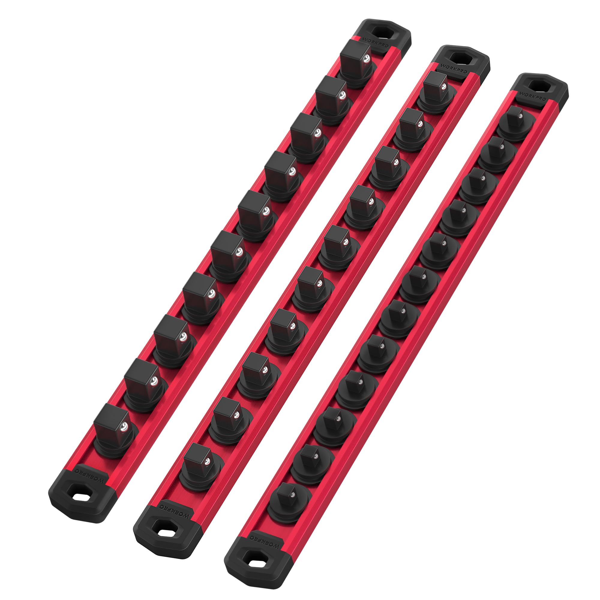 Foto 2 pulgar | Set Organizador De Enchufes Workpro Magnetic De Aluminio De 3 Piezas - Venta Internacional.