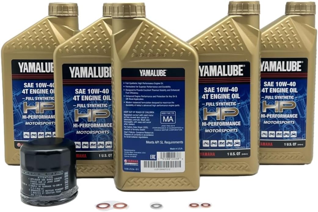 Foto 5 pulgar | Kit De Cambio De Aceite Yamaha Wolverine Rmax2/ramx4 10w40 - Venta Internacional.