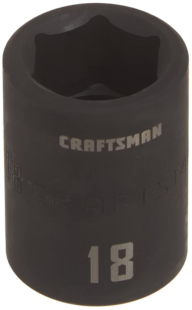 Foto 4 pulgar | Enchufe De Impacto Poco Profundo Craftsman, Transmisión De 1/2 Pulgada, 18 Mm Métrico - Venta Internacional.