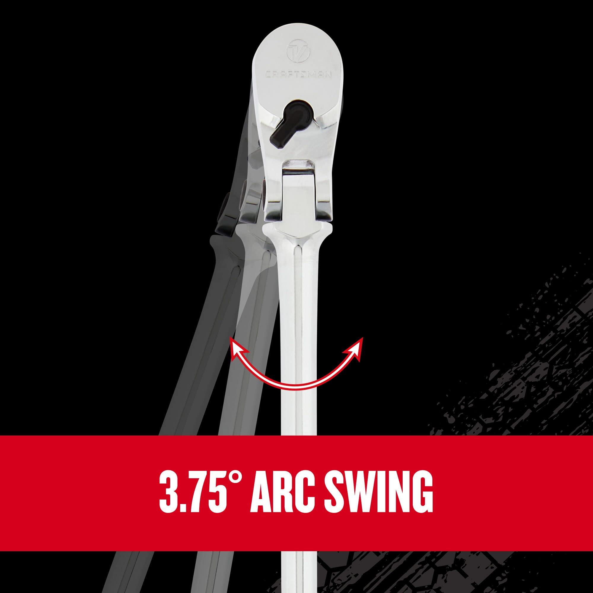 Foto 6 | Cabezal Flexible Ratchet Craftsman V-series 3/8 Drive De 96 Dientes - Venta Internacional.