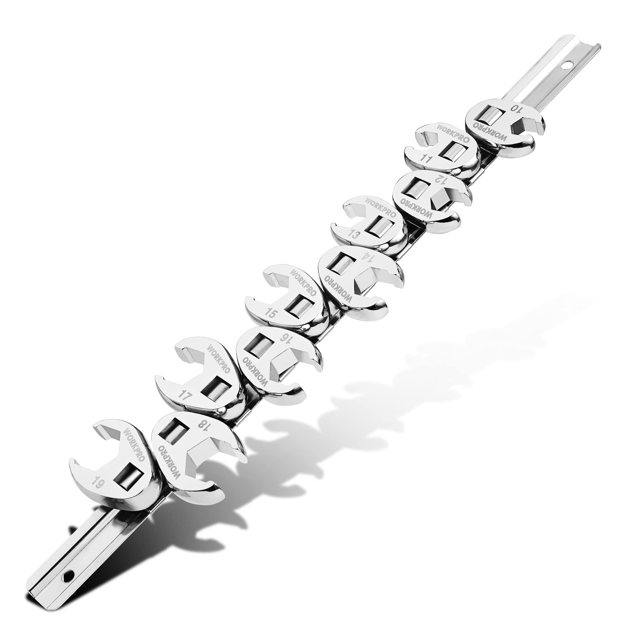 Foto 1 | Juego De Llaves Para Tuercas Abocinadas Workpro, 10 Piezas, Accionamiento 3/8, Sistema Métrico, 10-19 Mm - Venta