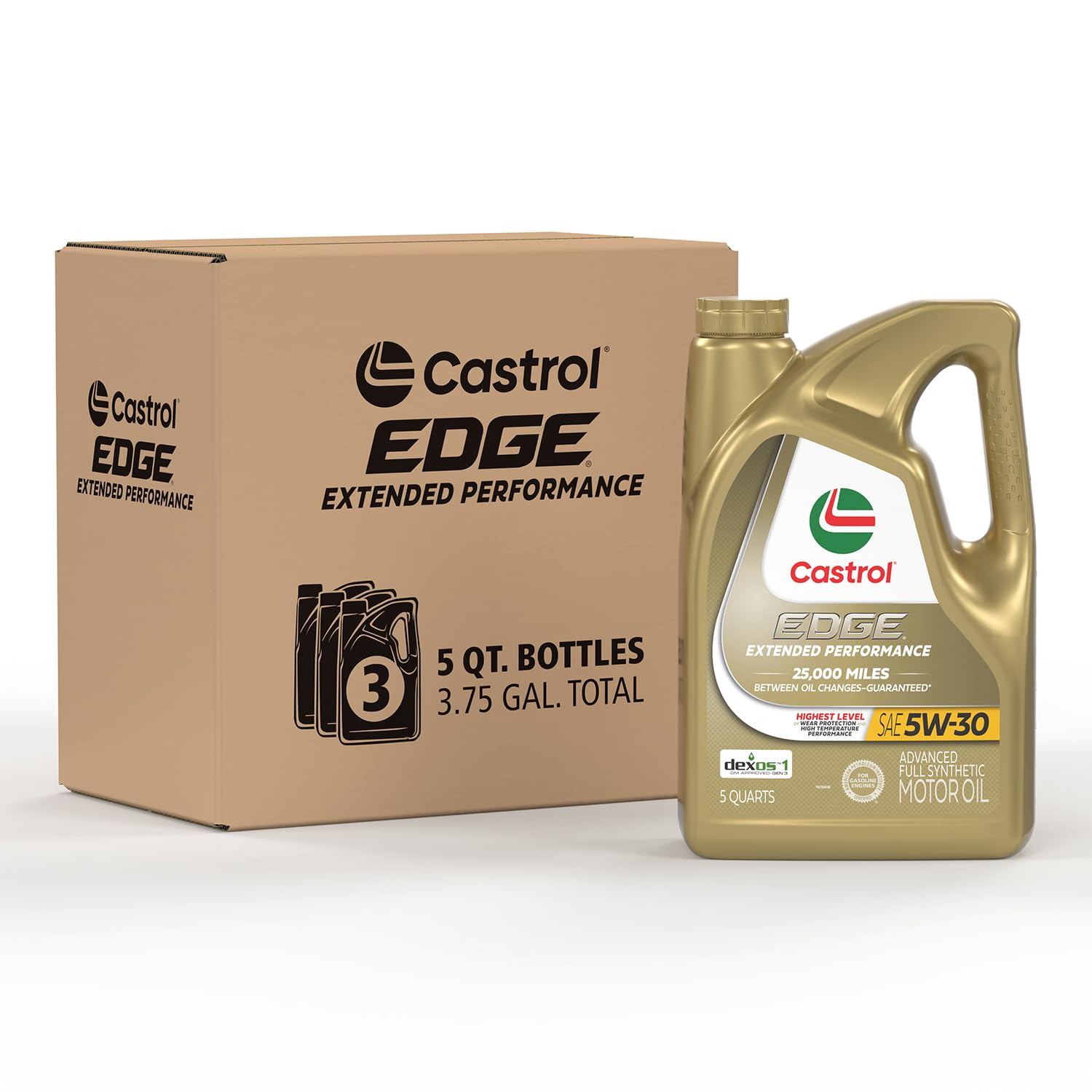 Foto 1 | Aceite De Motor Castrol Edge Extended Performance 5w-30 15lx3 - Venta Internacional.