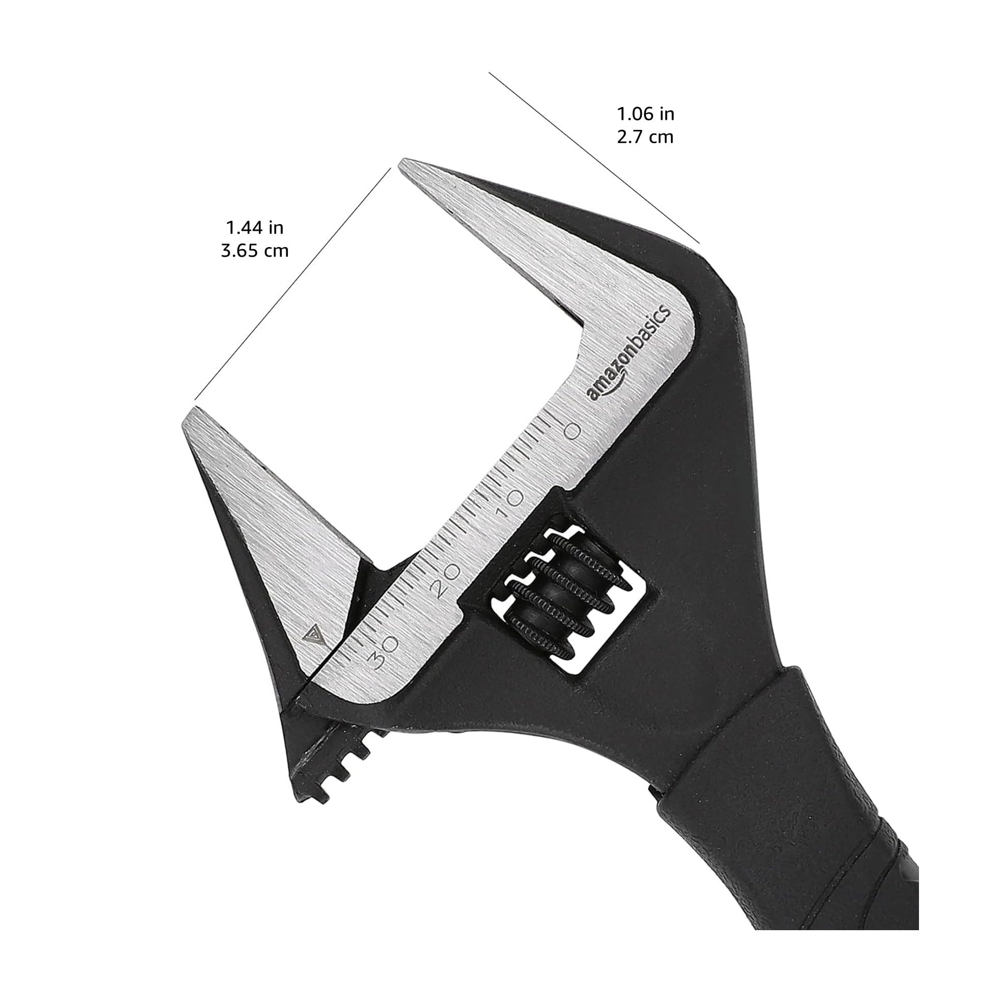 Foto 3 pulgar | Llave Ajustable Para Fontanería Amazon Basics, Mandíbula Ancha, 150 Mm - Venta Internacional.