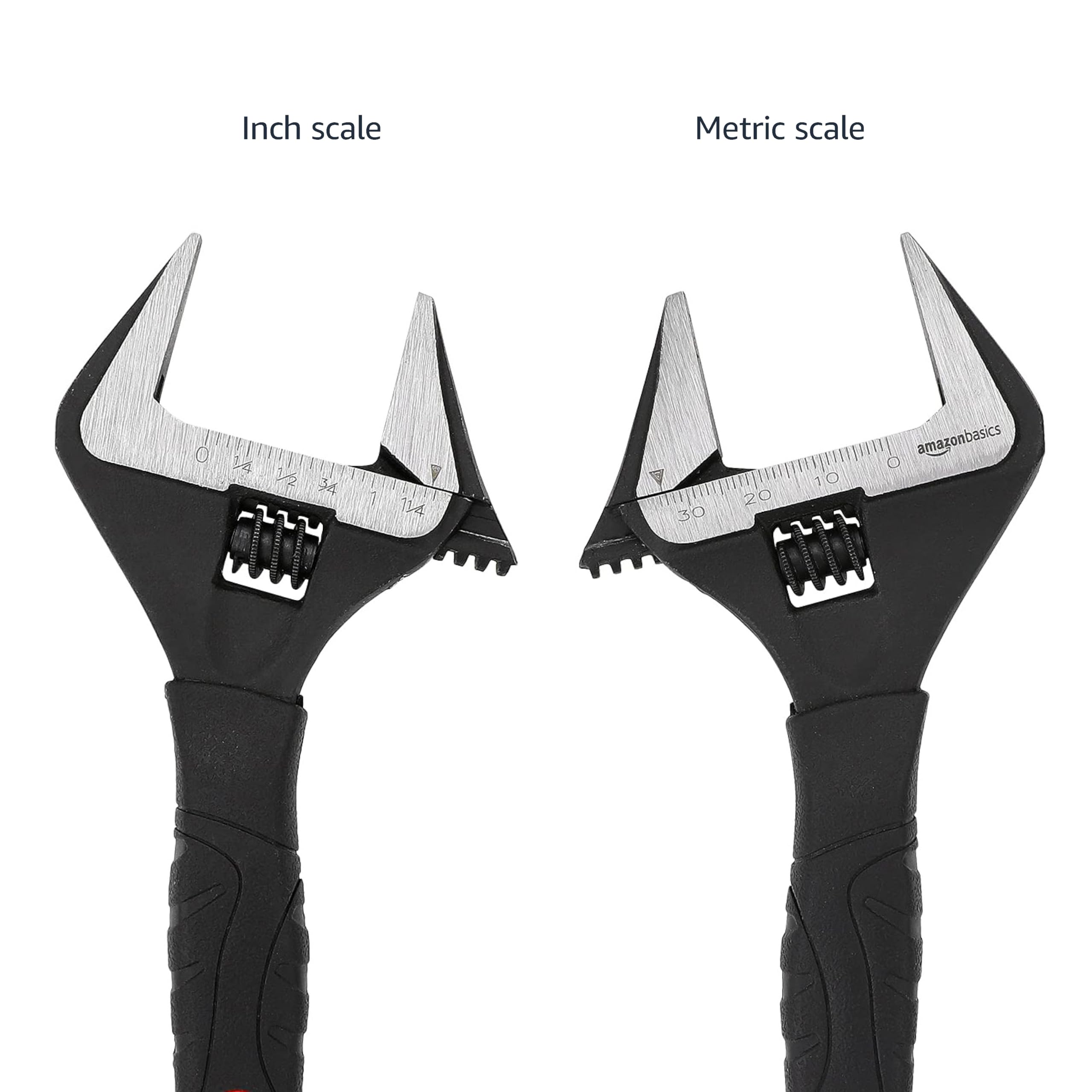 Foto 5 pulgar | Llave Ajustable Para Fontanería Amazon Basics, Mandíbula Ancha, 150 Mm - Venta Internacional.