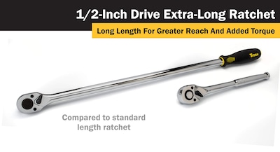 Foto 3 | Unidad Ratchet Titan 11306 De 1/2 Pulgada X 24 Pulgadas Y 36 Dientes - Venta Internacional.