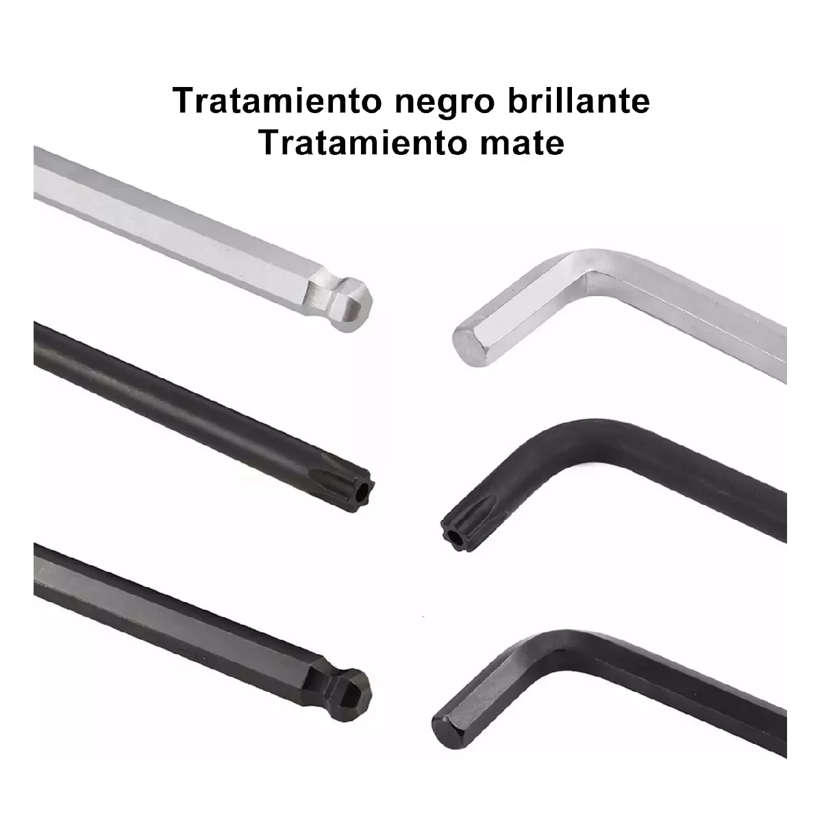 Foto 4 pulgar | Juego De Llaves Allen Lab.g Pulgadas Y Métricas 36 Pcs, Plata Negro