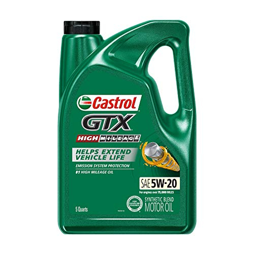 Foto 1 | Aceite De Motor Castrol Gtx High Mileage 5w-20, 5 Cuartos - Venta Internacional.