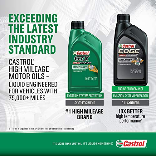 Foto 5 pulgar | Aceite De Motor Castrol Gtx High Mileage 5w-20, 5 Cuartos - Venta Internacional.