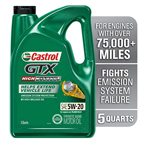 Foto 8 pulgar | Aceite De Motor Castrol Gtx High Mileage 5w-20, 5 Cuartos - Venta Internacional.