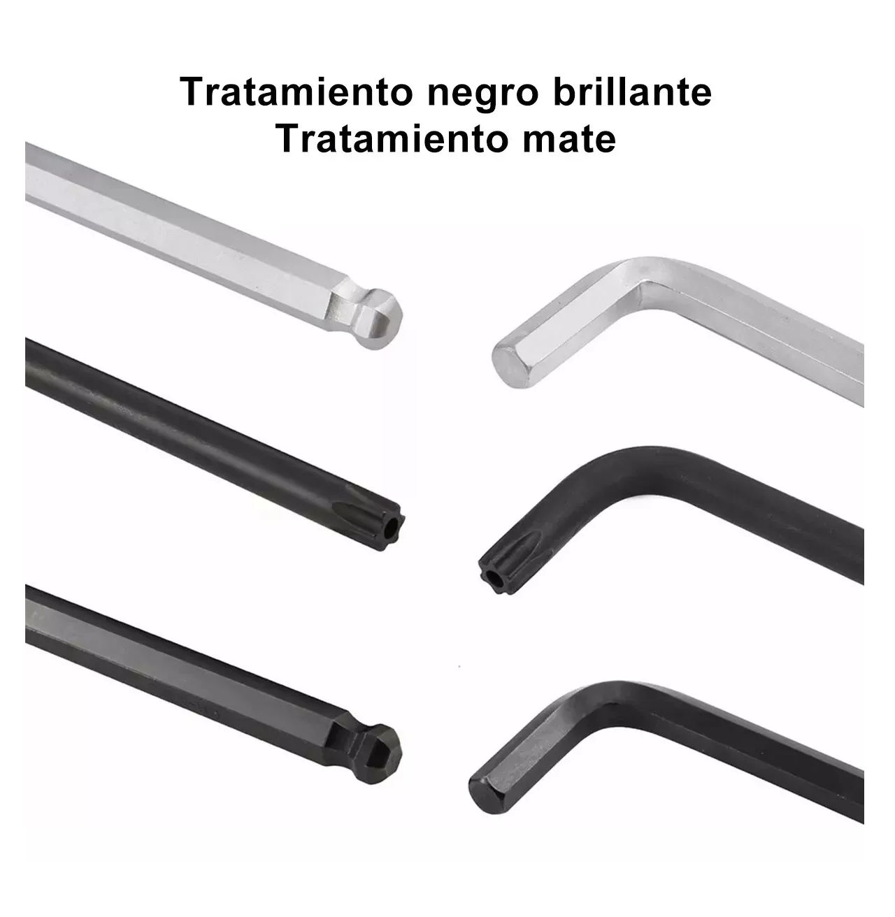 Foto 6 pulgar | Juego De Llaves Allen Pulgadas Y Métricas 36 Pcs, Belug Negro Plata Rojo