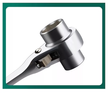 Foto 5 | Llave De Trinquete Para Andamios Lab.g Durable - (19 Mm, 22 Mm) Color Plata
