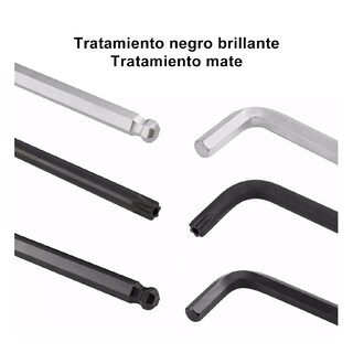 Foto 3 | 36pcs Juego De Llaves Allen Pulgadas Y Métricas, Belug Plata Negro