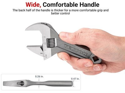 Foto 6 | Llave Ajustable Tekton Con Capacidad De Mordaza De 15-38 Mm Wsa04122 - Venta Internacional.