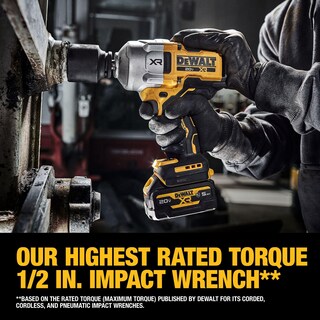 Foto 4 | Llave De Impacto Inalámbrica Dewalt 20 V Max 1/2 Hog Ring Con Batería - Venta Internacional.