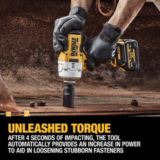 Foto 5 | Llave De Impacto Inalámbrica Dewalt 20 V Max 1/2 Hog Ring Con Batería - Venta Internacional.