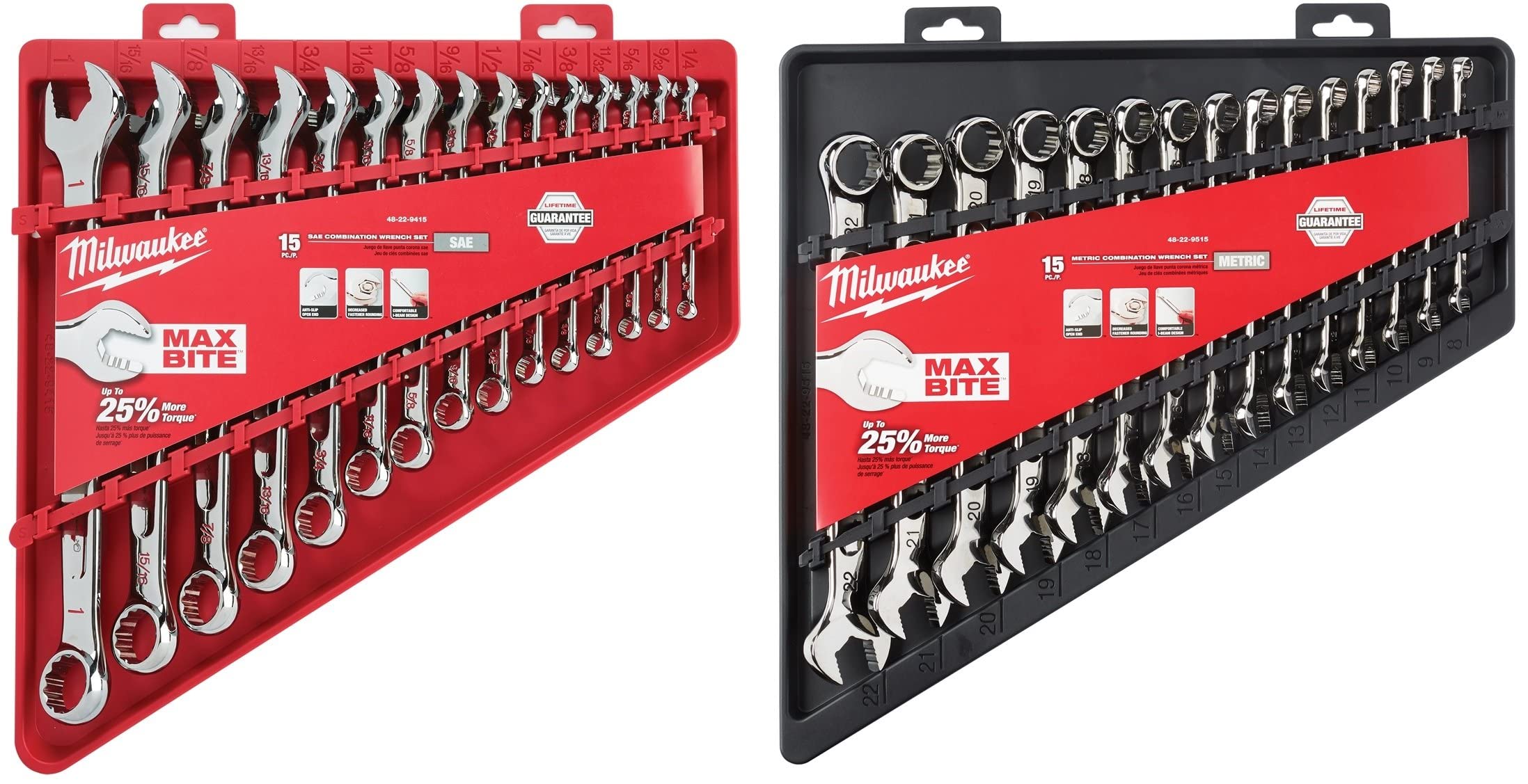 Juego De Llaves Combinadas Milwaukee 48-22-9415 48-22-9515 15 Piezas - Venta Internacional.