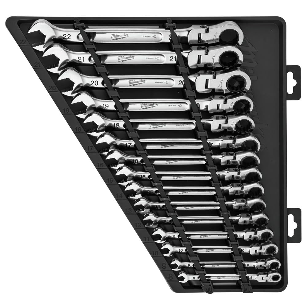 Foto 3 pulgar | Juego De Llaves Milwaukee De 15 Piezas Con Cabezal Flexible Métrico De 2.5°, Giro De Arco - Venta Internacional.