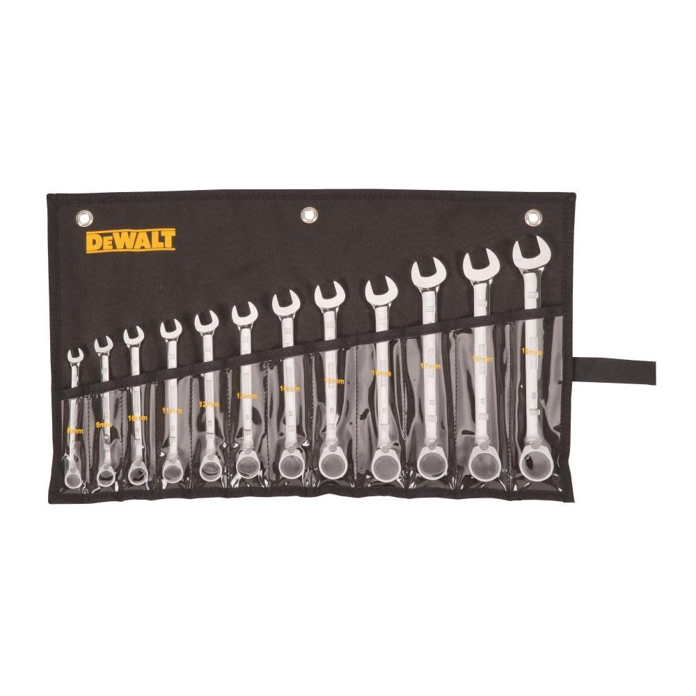 Foto 5 pulgar | Juego De Llaves De Trinquete Dewalt Dwmt19230, 12 Piezas Métricas - Venta Internacional.