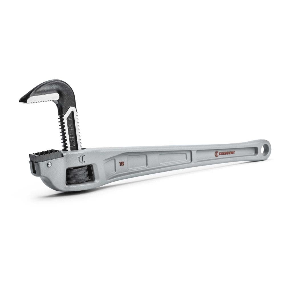 Foto 3 | Llave Para Tubos En Forma De Media Luna Con Mango Inclinado De Aluminio De 18 Cm Capw18f - Venta Internacional.