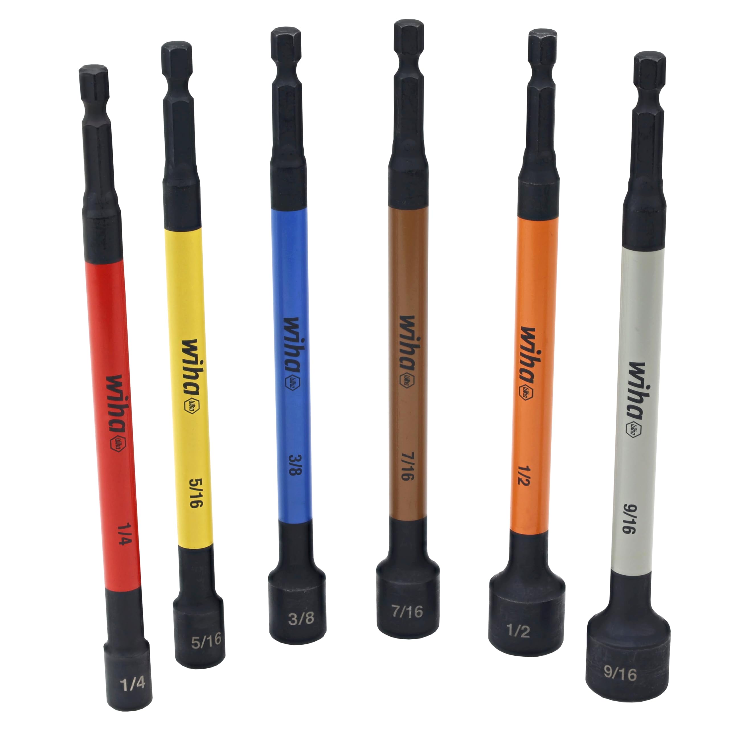Foto 3 | Nut Setter Wiha 70486 Magnético Codificado Por Colores Sae, 6 Unidades Set - Venta Internacional.