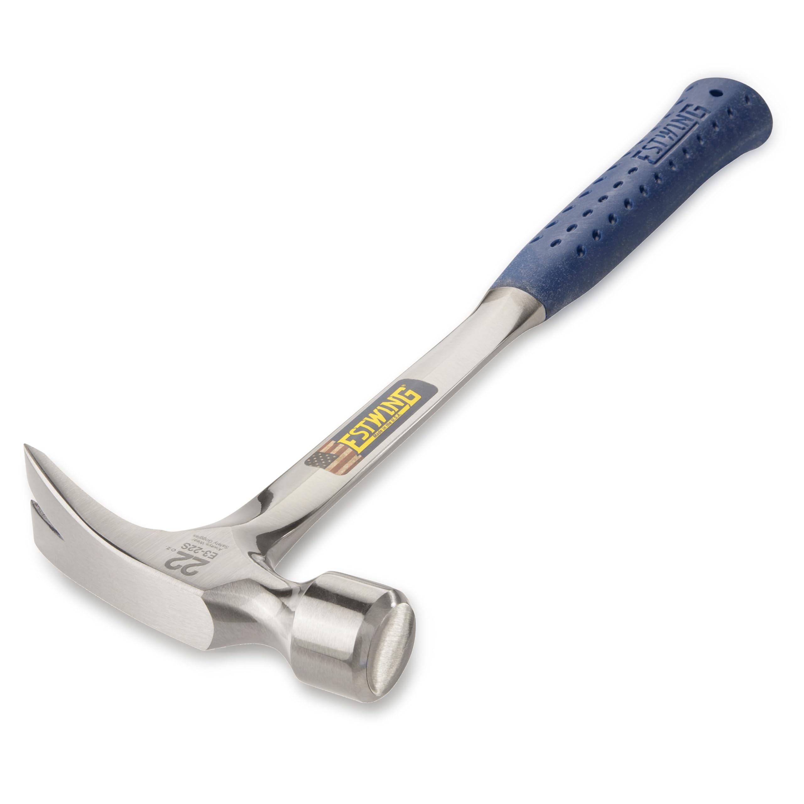 Foto 2 | Martillo Para Enmarcar Estwing E3-22s, 650 G, Con Mango Largo Y Forma Lisa En Forma De F - Venta Internacional.