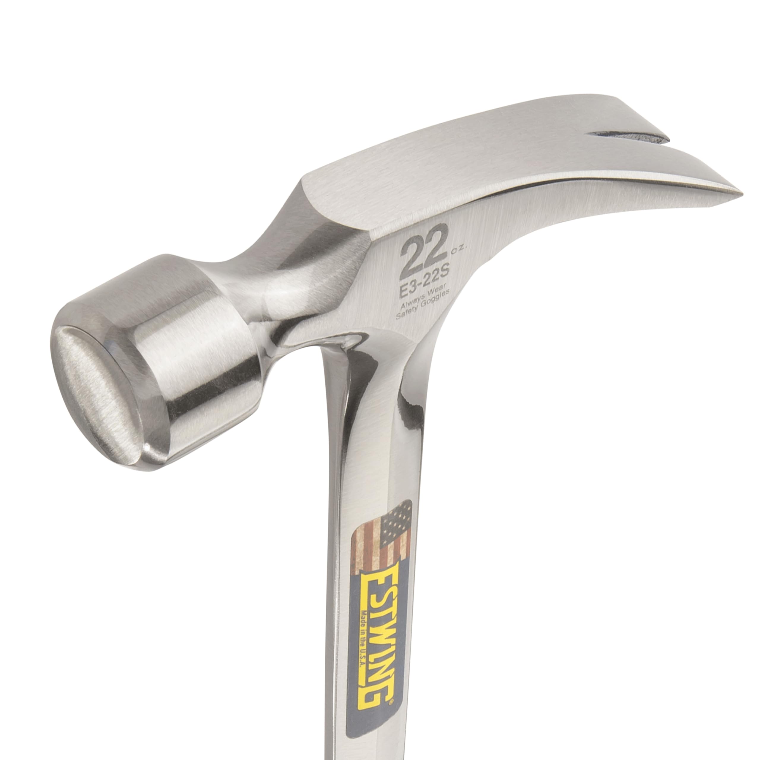 Foto 3 | Martillo Para Enmarcar Estwing E3-22s, 650 G, Con Mango Largo Y Forma Lisa En Forma De F - Venta Internacional.