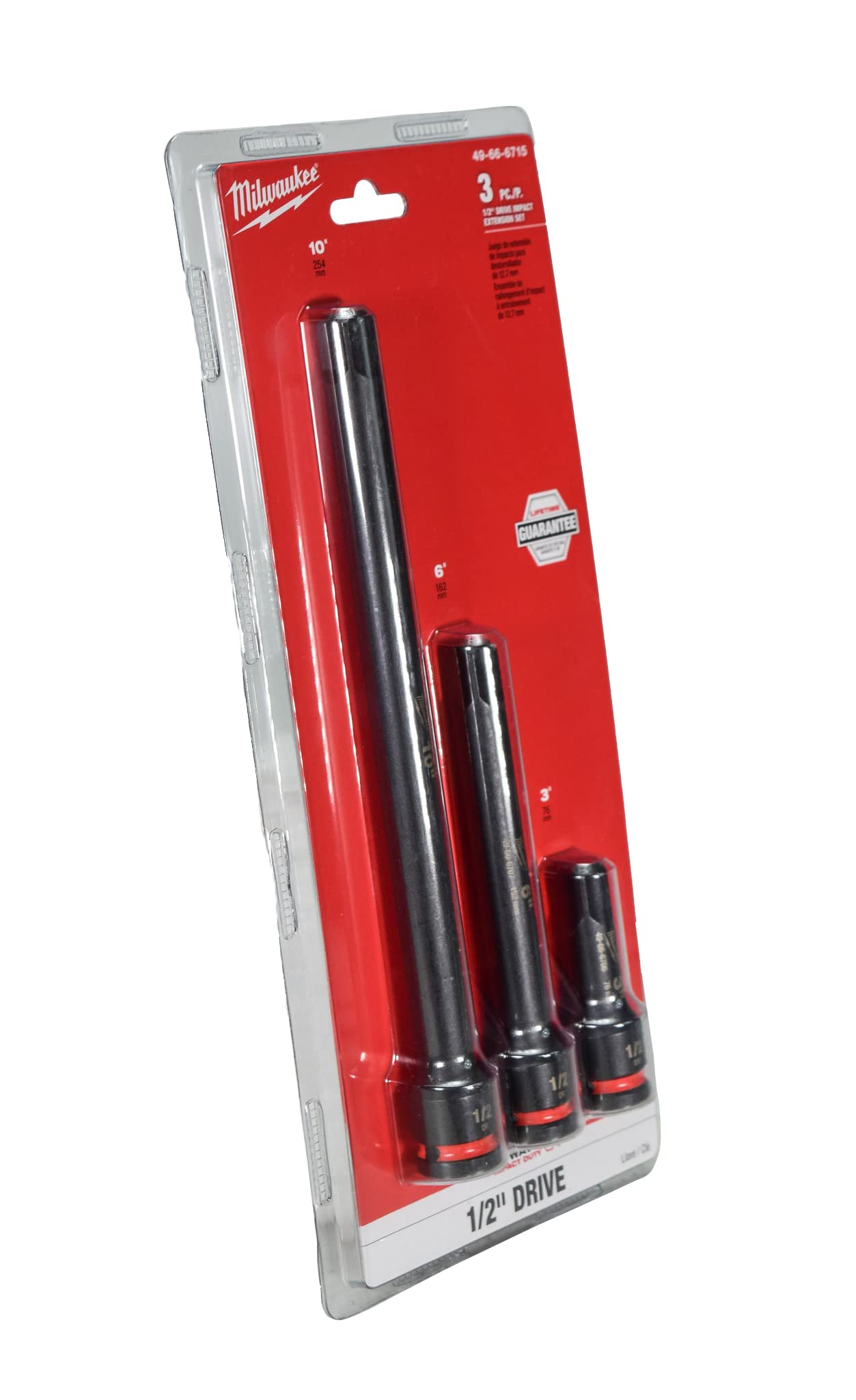 Foto 2 | Set de Extensión Milwaukee Shockwave Impact Duty 1/2 Drive - Venta Internacional