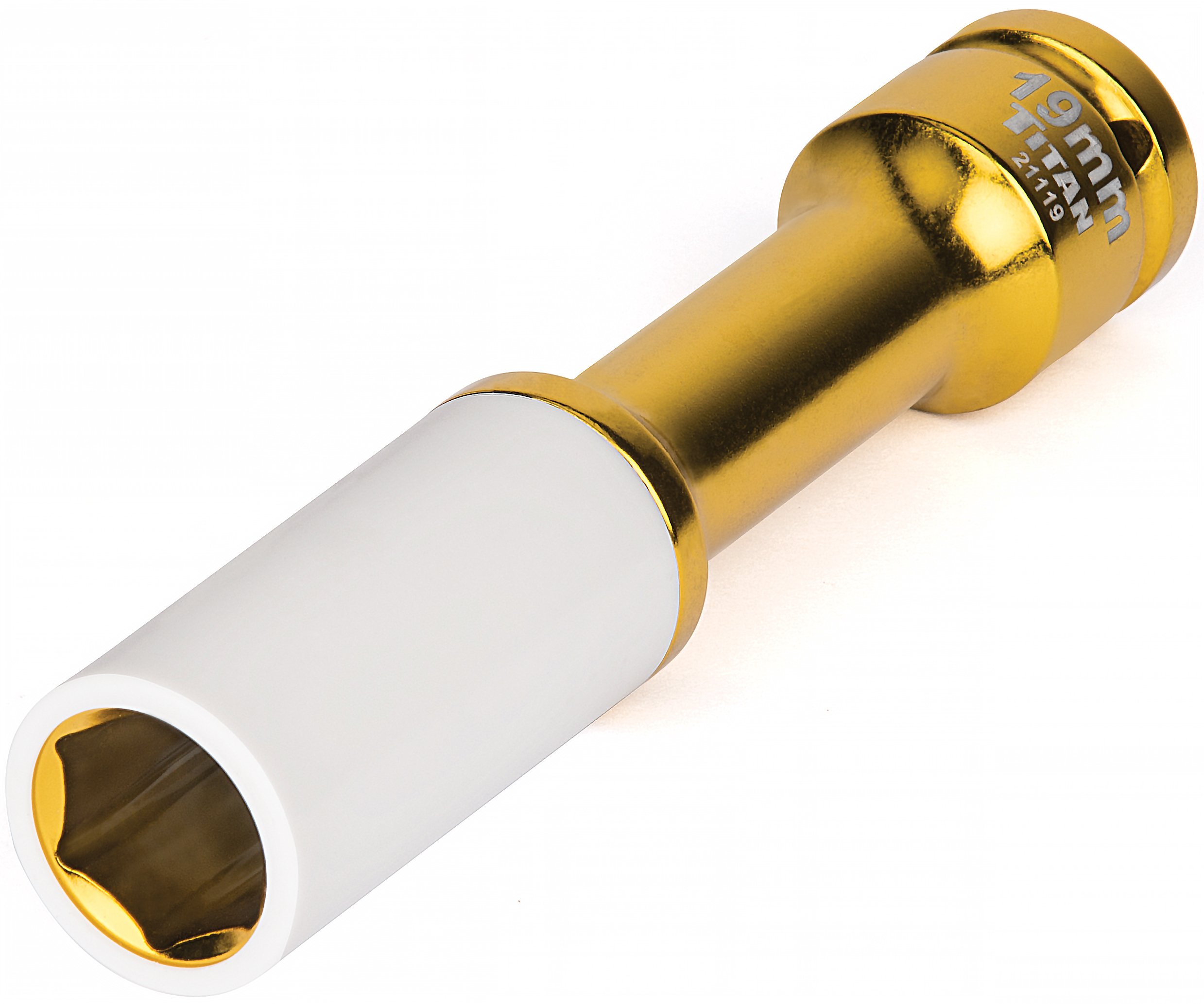 Foto 1 | Disco De 1/2 Pulgada Socket Titan 21119 X 19 Mm Que No Deja Marcas - Venta Internacional.