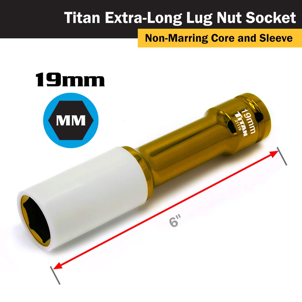 Foto 3 pulgar | Disco De 1/2 Pulgada Socket Titan 21119 X 19 Mm Que No Deja Marcas - Venta Internacional.