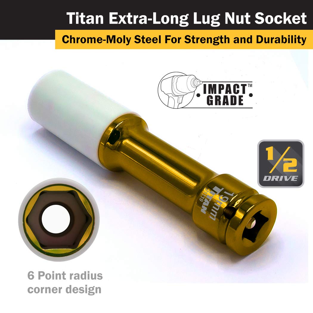 Foto 4 pulgar | Disco De 1/2 Pulgada Socket Titan 21119 X 19 Mm Que No Deja Marcas - Venta Internacional.
