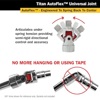 Foto 3 | Universal Joint Titan 85507 Drive Auto Flex De 3/8 Pulgadas - Venta Internacional.