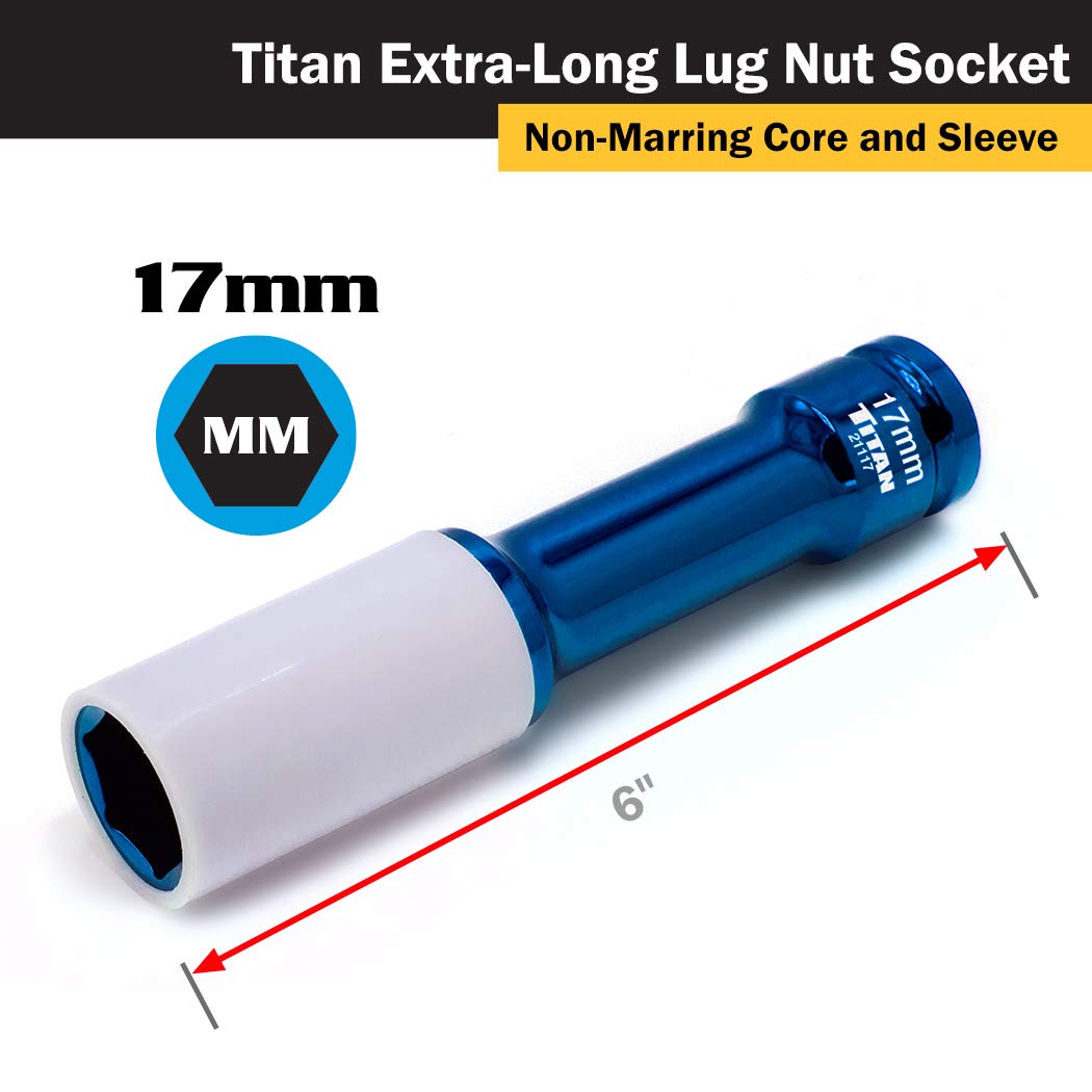 Foto 3 pulgar | Disco De 1/2 Pulgada Socket Titan 21117 De 17 Mm Que No Deja Marcas - Venta Internacional.