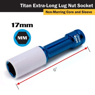 Foto 2 | Disco De 1/2 Pulgada Socket Titan 21117 De 17 Mm Que No Deja Marcas - Venta Internacional.