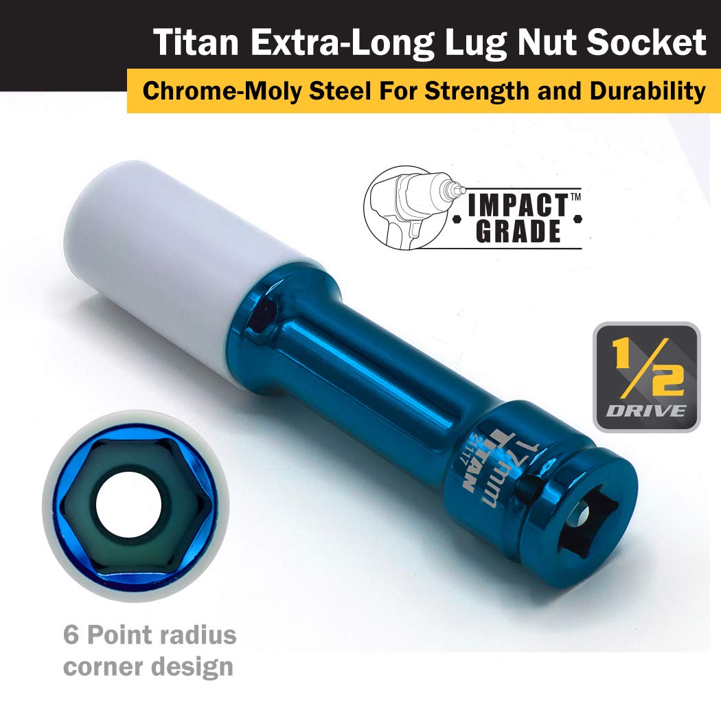 Foto 4 pulgar | Disco De 1/2 Pulgada Socket Titan 21117 De 17 Mm Que No Deja Marcas - Venta Internacional.