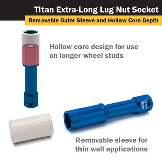 Foto 5 | Disco De 1/2 Pulgada Socket Titan 21117 De 17 Mm Que No Deja Marcas - Venta Internacional.