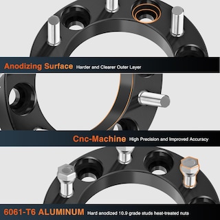 Foto 4 | Separadores De Ruedas Nilight 6x5.5 38.1 Mm Para Chevy Silverado 1500 - Venta Internacional.