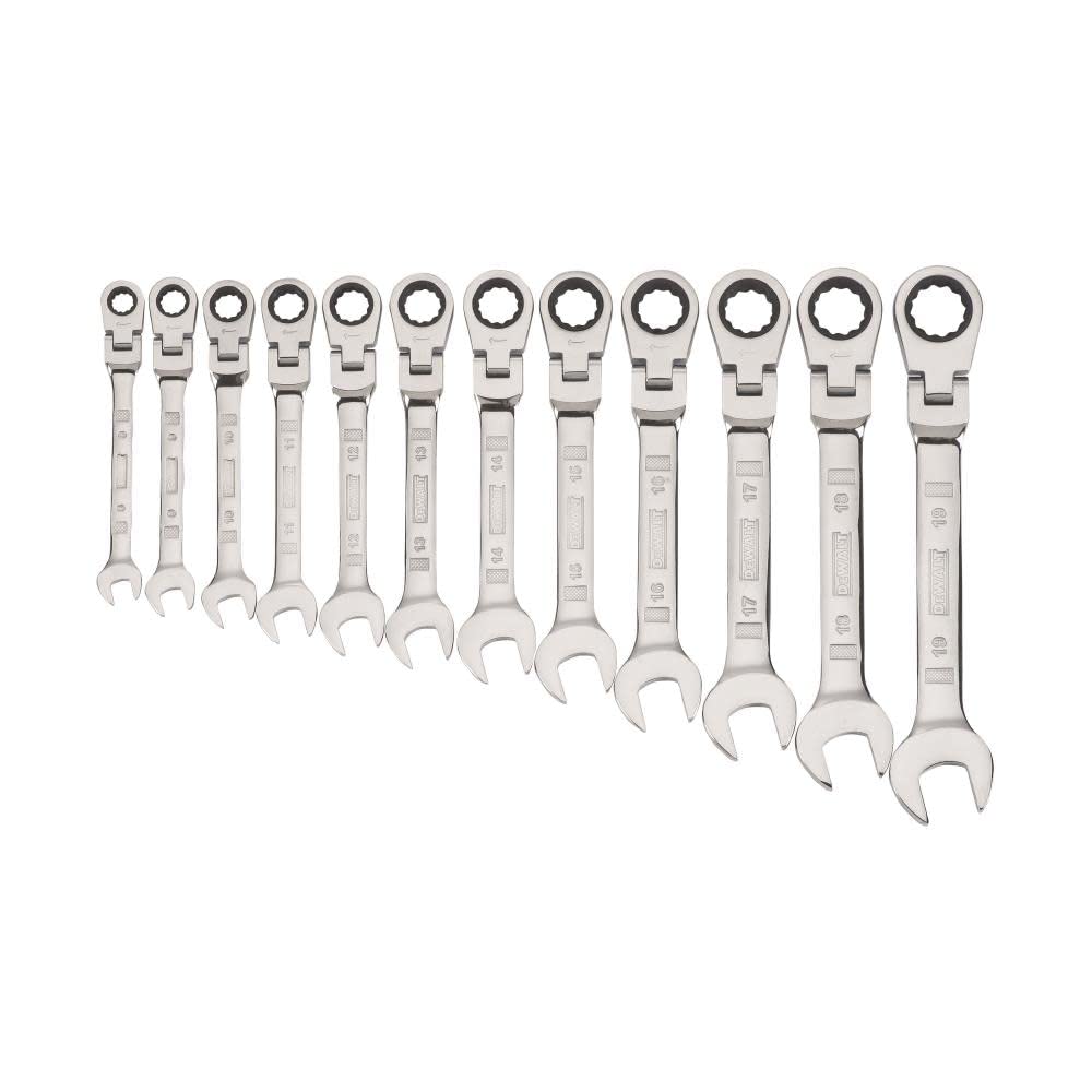 Foto 2 pulgar | Juego De Llaves De Trinquete Dewalt Flexible, 12 Piezas (12 Piezas) Mm - Venta Internacional.