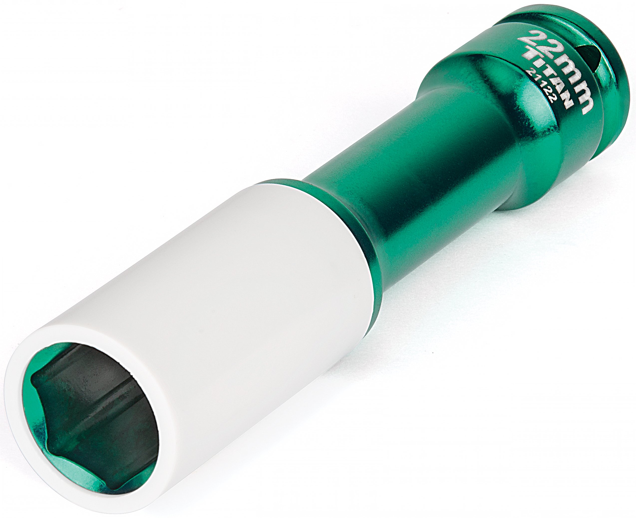 Foto 2 pulgar | Disco De 1/2 Pulgada Socket Titan 21122 X 22 Mm Que No Deja Marcas - Venta Internacional.