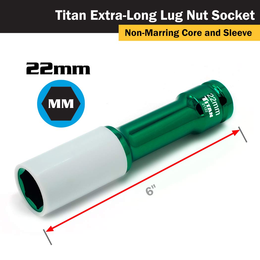Foto 3 pulgar | Disco De 1/2 Pulgada Socket Titan 21122 X 22 Mm Que No Deja Marcas - Venta Internacional.