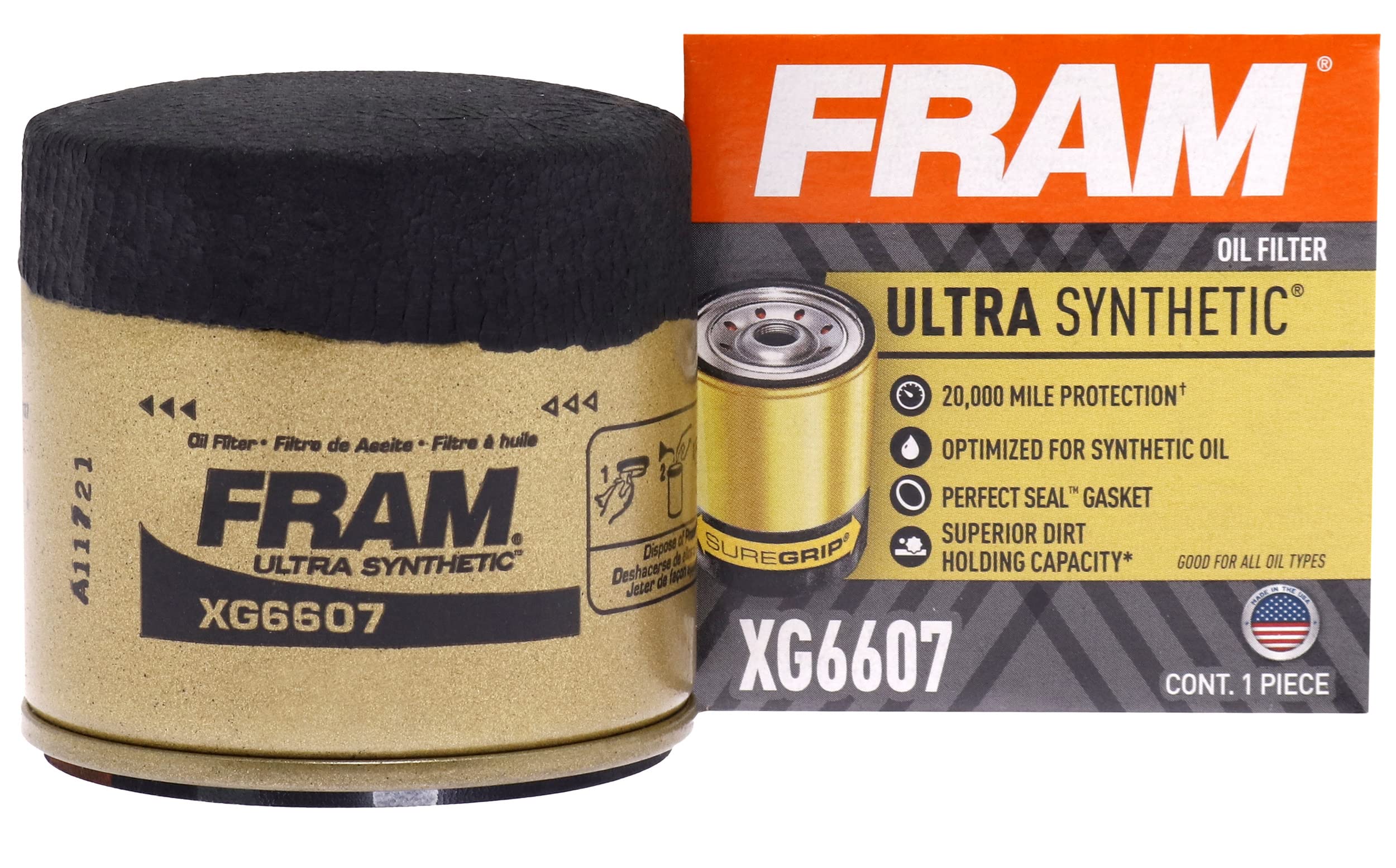 Foto 1 | Filtro De Aceite Fram Ulta Synthetic Xg6607 Para Aceite Sintético - Venta Internacional.
