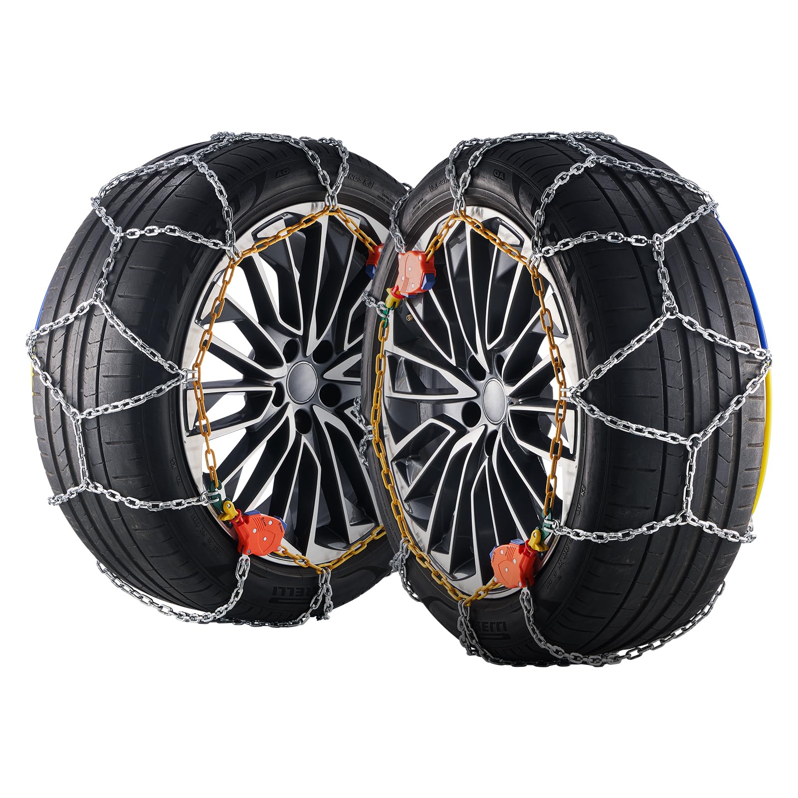 Foto 2 pulgar | Cadenas Para Neumáticos De Nieve Vevor Para Coches, Suv Y Camionetas, Paquete De 2 - Venta Internacional.