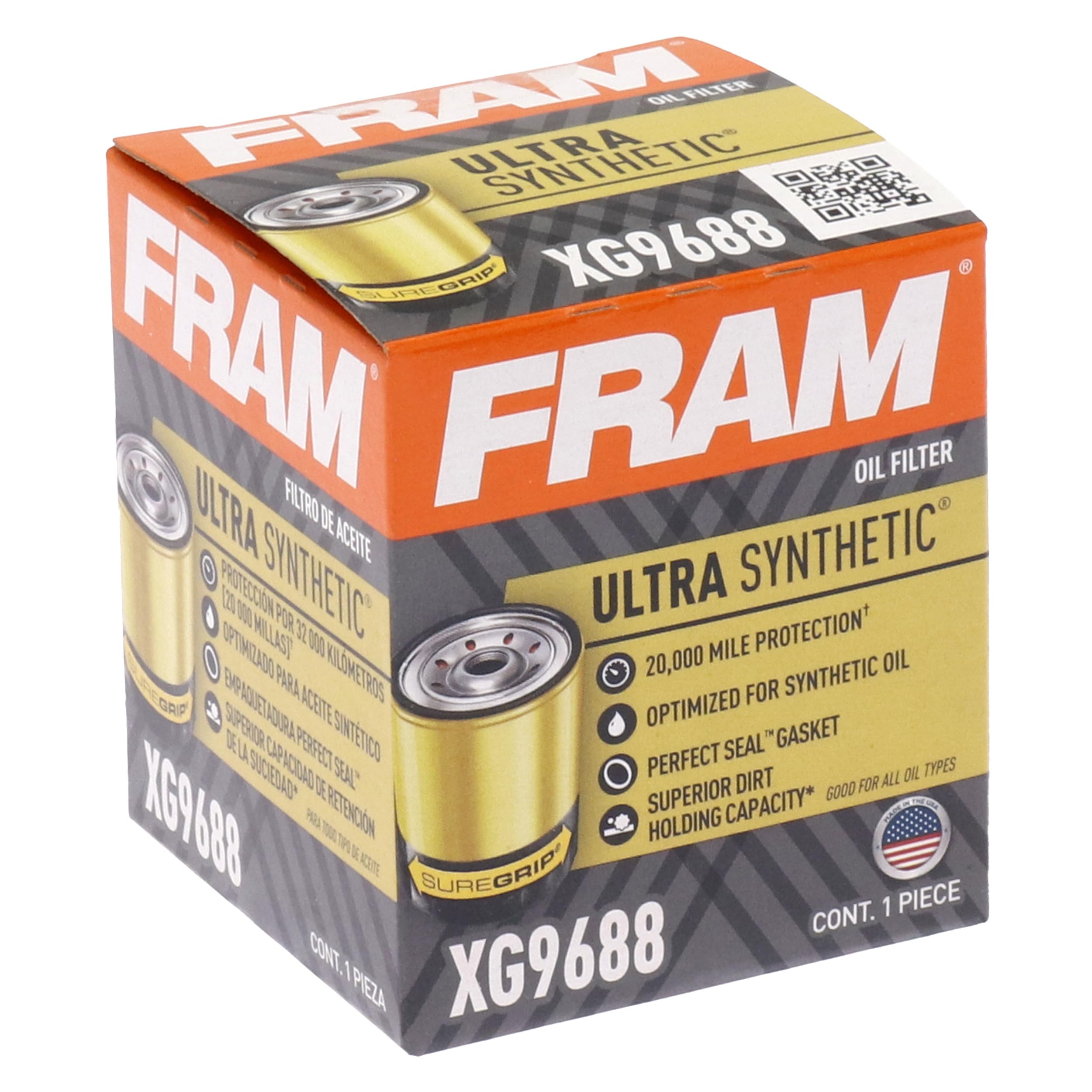 Foto 5 pulgar | Filtro De Aceite Fram Ultra Synthetic Xg9688 Para Aceite Sintético - Venta Internacional.