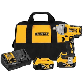 Foto 1 | Llave De Impacto Dewalt 20 V Max Inalámbrica De 1/2 Pulgada Con 2 Baterías - Venta Internacional.